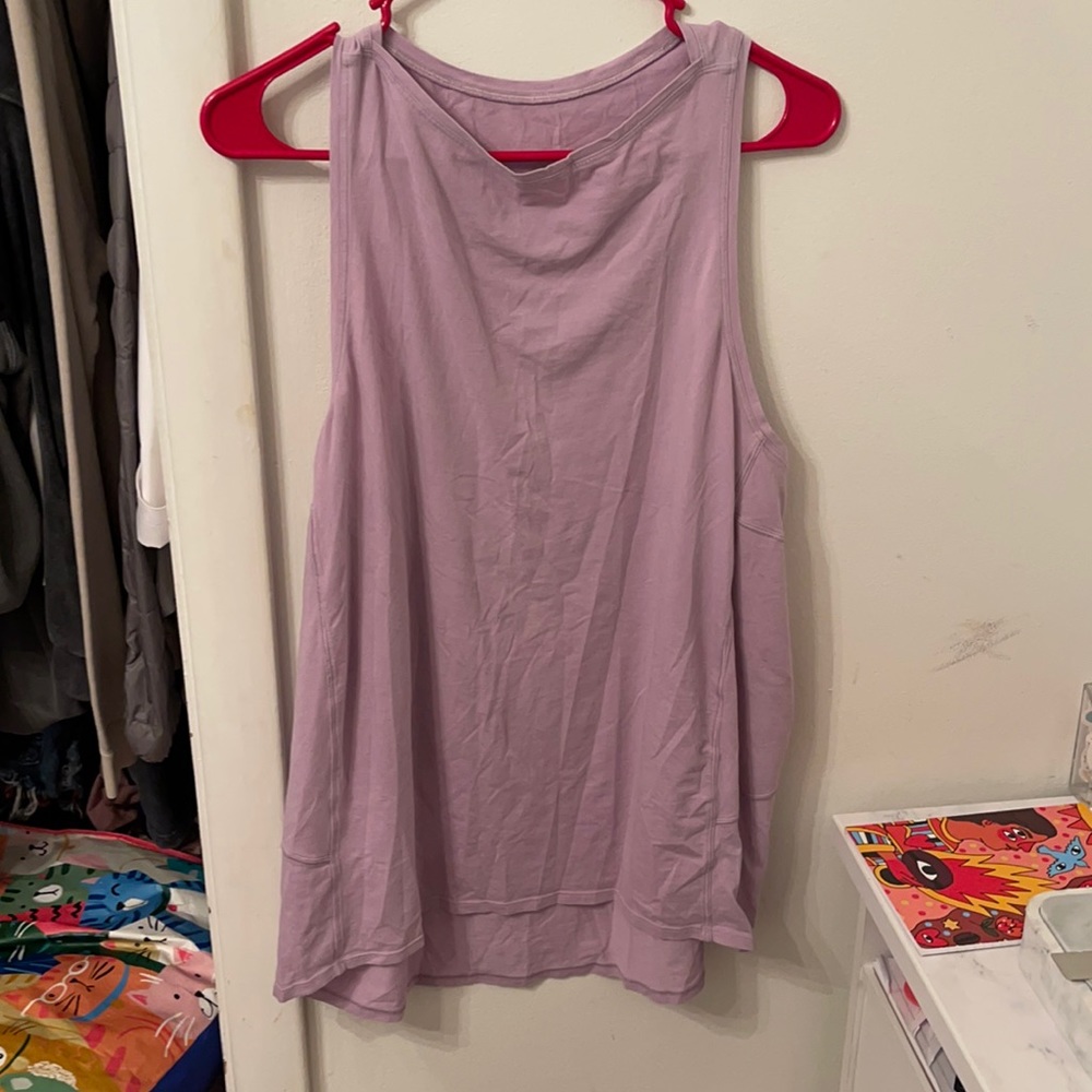 Lavender Lululemon tank top